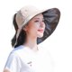 thumbnail image 1 of Protección solar Sombrero de ala grande para ciclismo Sombrero para el sol Cubierta anti-UV Cara Sombrero de copa vacío Sombrero para el sol para niñas Sombrero grande Sombrero de ala, Beige, 1 of 3