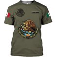 thumbnail image 3 of Personalized Mexico Shirt, Camisas de Mexico Customized Mexican Shirts Mexican Flag Mexico 3D Shirt for Men Women (S), 3 of 5