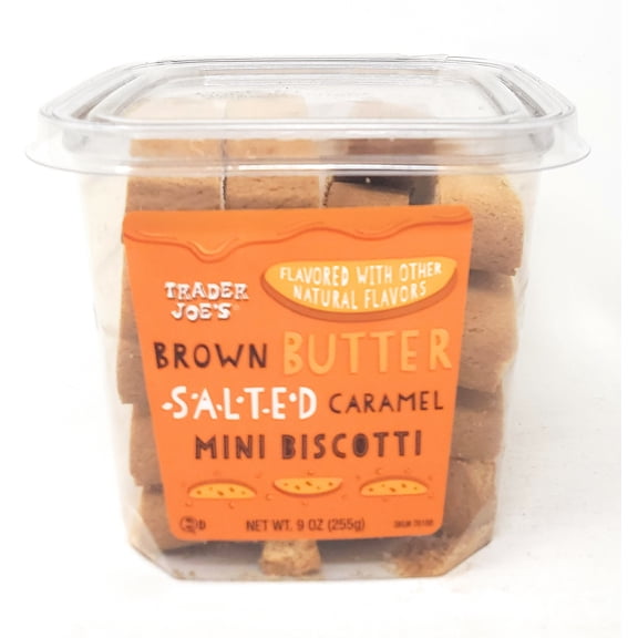 Trader Joe's Brown Butter Salted Caramel Mini Biscotti, 9 oz