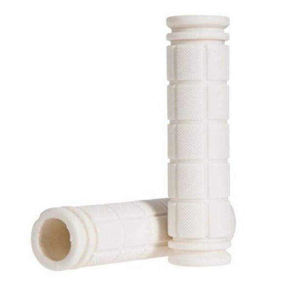 HEVIRGO 11 Pair Handle Grip Cover Non-slip Lightweight Rubber Multicolor Squares Bicycle Handlebar Cover Cycling Parts,White