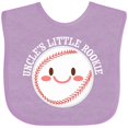 thumbnail image 3 of Inktastic Uncle's Little Rookie Baseball Boys or Girls Baby Bib, 3 of 4