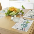 thumbnail image 4 of Ambesonne Sloth Place Mats Set of 4, Doodle New Year, Standard Size, Multicolor, 4 of 6