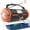 Orange, variant on Portable Emergency Hand Crank Radio, AM/FM NOAA Weather Radio, 4000mAh Power Bank, Camping Fan, LED Lamp, LCD Screen, SOS Alarm, Flashlight, Survival Gear for Camping & Home