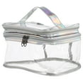 thumbnail image 1 of Miangastore Make Up Case Silver 1Pcs 9.1X5.9X5.5In, 1 of 8