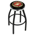 thumbnail image 3 of L8B2C U.S. Army 36" Swivel Bar Stool with a Black Wrinkle and Chrome Finish, 3 of 4