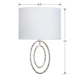 thumbnail image 3 of 341-SA Crystorama Lighting Jolie - Two Light Wall Sconce in Classic Style - 8.5 Inches Wide by 13 Inches High-Antique Silver Finish, 3 of 5