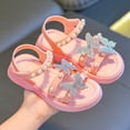 thumbnail image 6 of Little Girls Summer Glitter Gladiator Sandals Rhinestone Open Toe Strappy Dress Flats Sandals Wedding Party Shoes for Toddler Little Kid Big Kid, 6 of 8