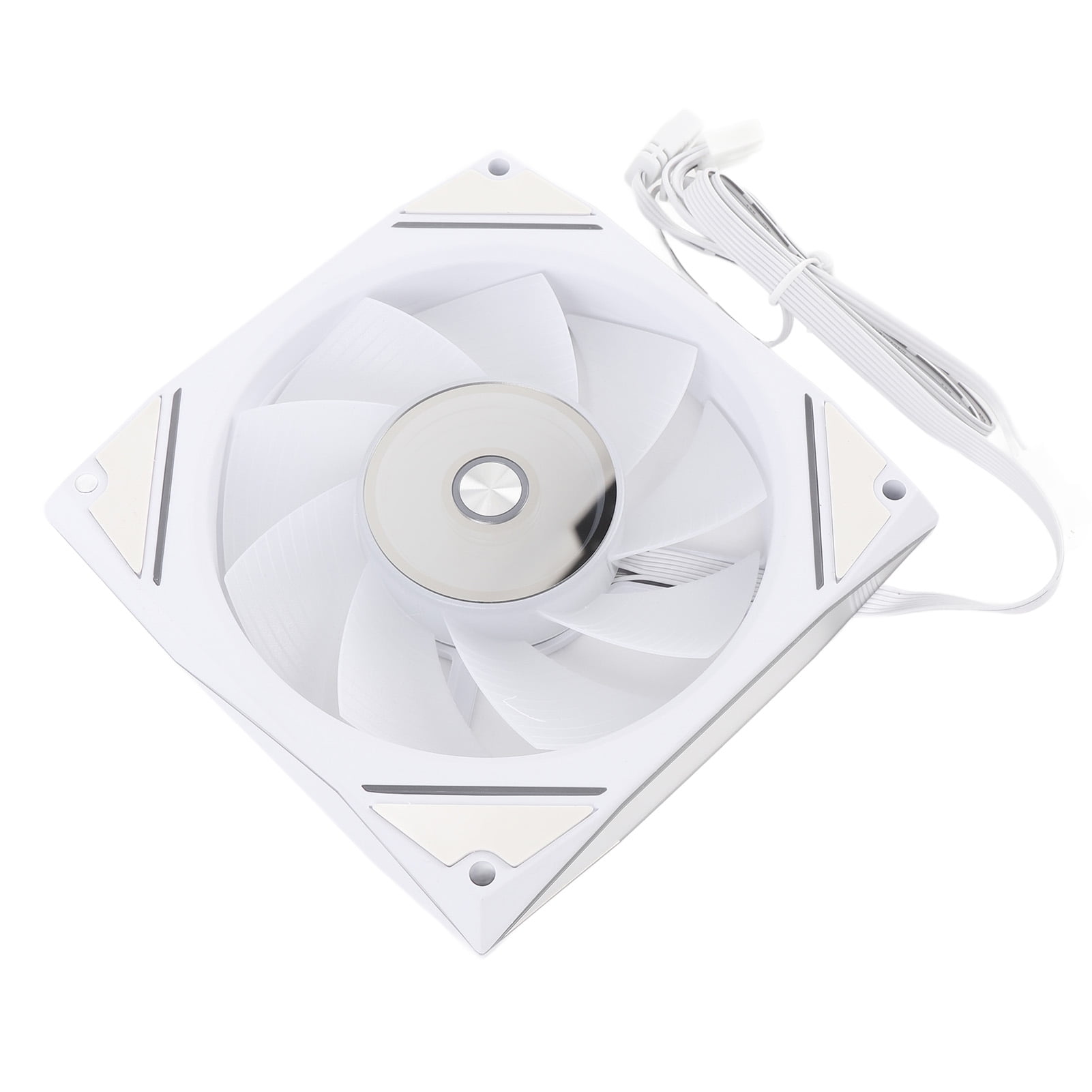 120mm Reverse Blade PC Case Fan, 4-Pin PWM, 3-Pin 5V ARGB, 800-1800RPM ...