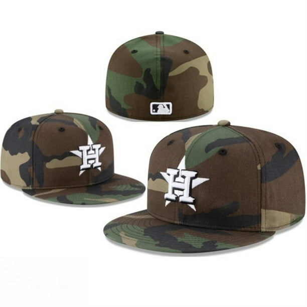 Gorra De Béisbol De Ala Plana, Gorra Completamente Cerrada No Ajustable, Nueva Gorra Para El Sol De Ala Plana Estilo Americano, Gorra De Rugby Con Exquisito Bordado71/2 (59.6CM)