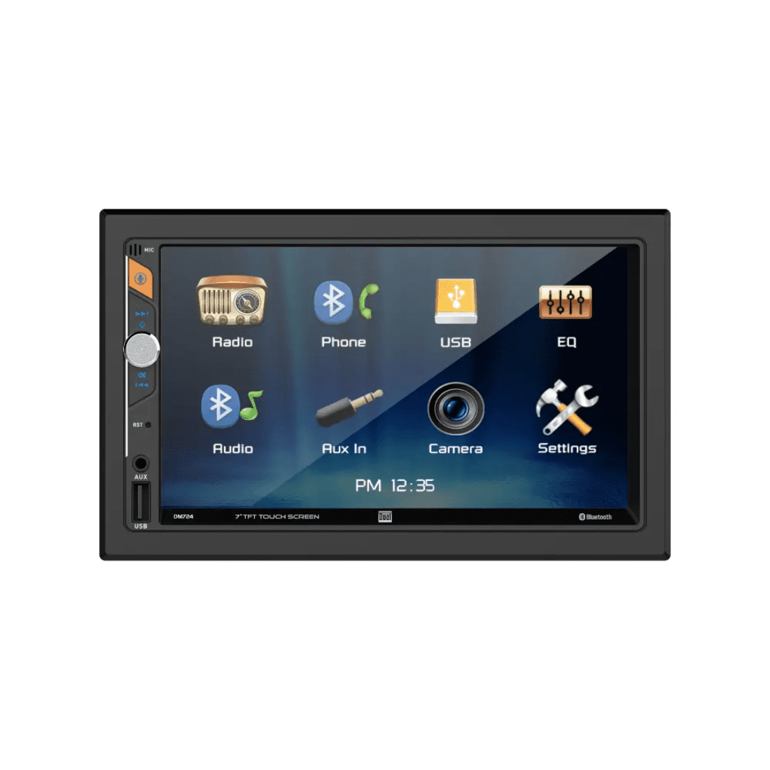 Dual DM724 7 inch Digital Media Receiver with Built-In Bluetooth