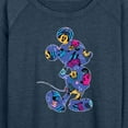 thumbnail image 3 of Mickey & Friends - Mickey Silhouette Expressive Pattern - Women's Lightweight French Terry Long Sleeve Shirt, 3 of 5