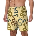 thumbnail image 2 of Uemuo Various Snake Pattern Mens Swim Trunks Quick Dry Board Shorts with Mesh Lining, Stretch Beach Shorts Quick Dry No-Chafing Board Shorts-Medium, 2 of 9