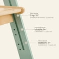 thumbnail image 6 of HARPPA Foldable Toddler Kitchen Tower, Standing Tower for Kids Age 1.5-6 Years,Sage Green, 6 of 8