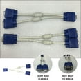 thumbnail image 3 of 2PCS VGA Splitter Male To Dual Female Out Video Adapter Cable For Monitor TV, 3 of 6