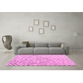 thumbnail image 3 of Ahgly Company Indoor Square Abstract Pink Contemporary Area Rugs, 3' Square, 3 of 4