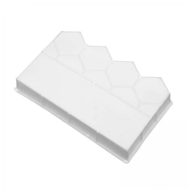 2x Molde de Hormigón Yeso Decoración de ín DIY Molde de Pavimento de Cama de Flores 6 Cm de Espesor Sunnimix molde de la cerca de cemento