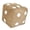 Khaki, variant on Dices Pattern Accent Pillow Sturdy Soft Support for Reading Kids Play Area