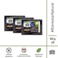 thumbnail image 2 of Pack de 3 Jabones de carbón activado exfoliante y limpieza profunda Bienestar NEEM ERFRE 150 g c/u, 2 of 4