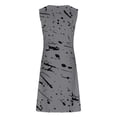 thumbnail image 5 of Puntoco Vestidos Mujer Fancy Women Impreso Elegante Estilo Casual Vestido con Cuello en V con Correa, 5 of 5