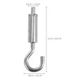 thumbnail image 2 of LNGOOR 5PCS Portable Turnbuckle Tension Adjustable Turnbuckles Brass Wire Rope Hanger for Cables Wire Wire Rope Tension Cable Railing, 2 of 8