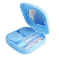 thumbnail image 1 of Kit de estuche para lentes de contacto Estuche para lentes de contacto de viaje lindo, contenedor de almacenamiento todo en uno con pinzas para botella de espejo Estuche para lentes de contacto MFZFUKR 223208-1, 1 of 8