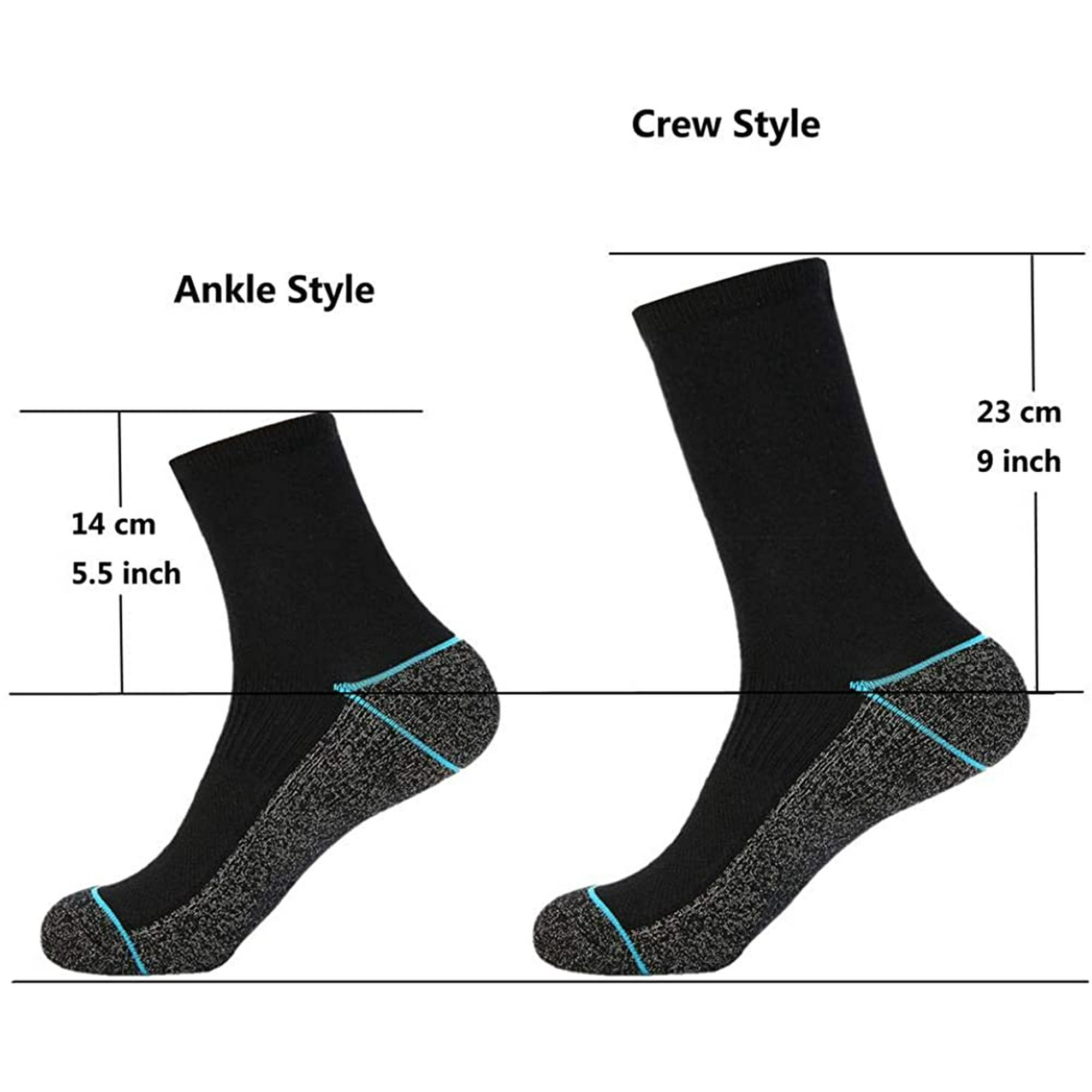 Copper Antibacterial Athletic Crew Socks for Mens and Womens - Moisture  Wicking Anti Smell Ankle Socks 4/5 Pairs | Walmart Canada