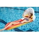 thumbnail image 1 of Hamaca inflable de PVC con clip para nadar, red flotante, juguete acuático con toldo, fila flotante inflable, 1 of 5
