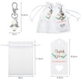 thumbnail image 2 of Naler 24 Pcs Angel Favor Keychains Bags Thank You Tags,Guest Return Gifts for Baby Shower,Bridal Shower,Party Favors,White, 2 of 7