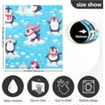thumbnail image 3 of Coolnut Christmas Penguin Dishwasher Magnet Cover, Kitchen Refrigerator Cover Decal Decorative Washing Machine Door Panel, 23"x 26", 3 of 6