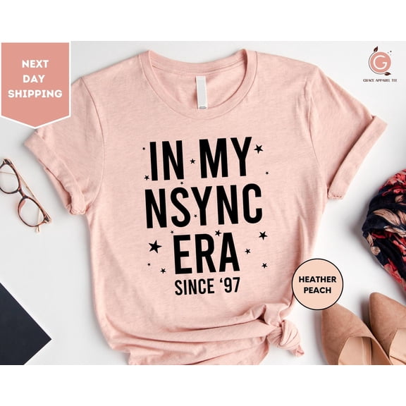 In My NSYNC Era Shirt In My Nsync Era 90s Boy Band Era Crewneck 97 Tshirt