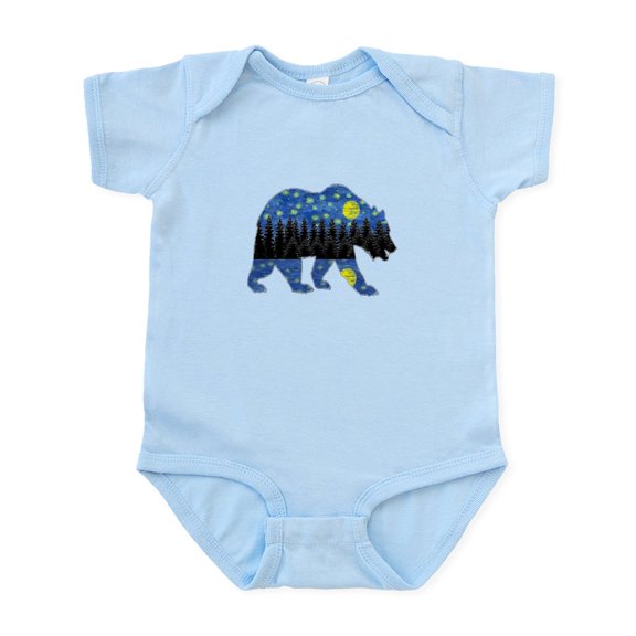 CafePress - NIGHT LIGHTS Body Suit - Baby Light Bodysuit, Size Newborn - 24 Months