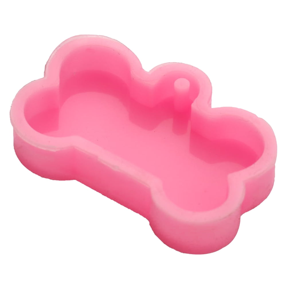 Dog Bone Shape Silicone Mold For Keychain Pendant DIY Jewelry Making Resin Mould