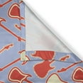 thumbnail image 4 of Ambesonne Guitar Grommet Curtain Single Panel, Abstract Music Equipment, 50"x60", Vermilion Lavender, 4 of 5