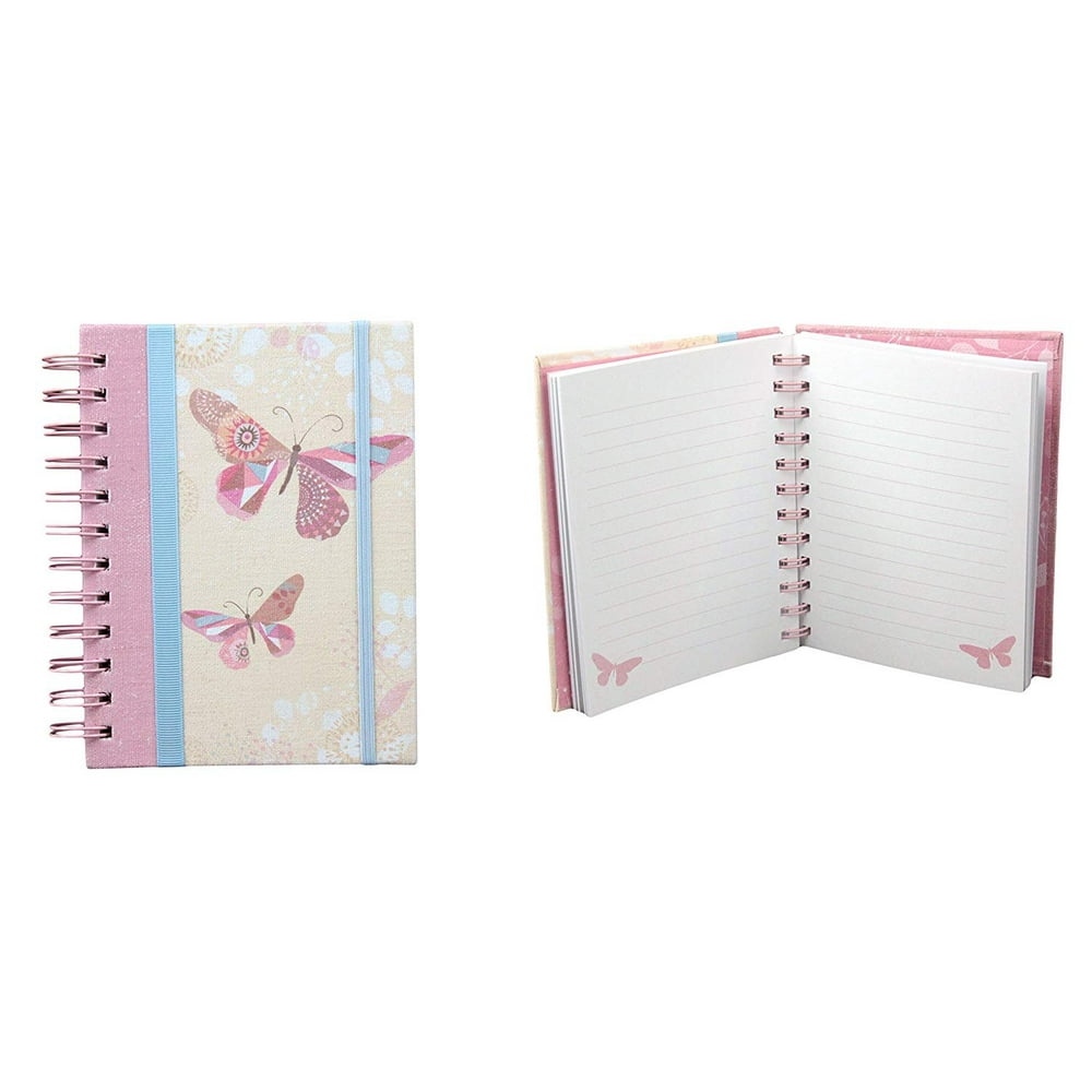 "Elora" Spiral Bound Journal 130 Ruled Pages. Daily Notebook Journal Size 6.5" X 5.75