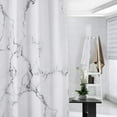 thumbnail image 4 of Marble Shower Curtain Polyester Fabric Bathroom Curtain Waterproof Shower Curtains with 12 Shower Curtain Rings 3D Digital Printing, Shower Curtains for Bathtub and Shower In Bathroom, 4 of 9