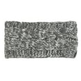 thumbnail image 1 of Qarigey Diademas para invierno y otoño, Protector de cabeza de ganchillo a prueba de viento, orejeras gruesas ajustables para mujer, Accesorio para el cabello Gris blanco, 1 of 6