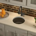 thumbnail image 2 of Elkay ELG16FBMC0 Quartz Classic 18-1/8" x 18-1/8" x 7-1/2" Dual Mount Bar Sink, Mocha, 2 of 3