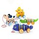 thumbnail image 5 of Lovely Cartoon Duck Puppy Pull Drag Rope Tractor Toddler Baby Walk Learning Toy 26-27s, 5 of 5