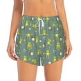 thumbnail image 2 of Xecao's Cute Yoga Frogs for a double-layer running short for women, perfect for gym, tennis, and more, featuring a convenient pocket., 2 of 9