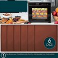 thumbnail image 5 of Paquete de 6 láminas de silicona para deshidratador con borde antiadherente, bandejas para deshidratador de carne, verduras, frutas y otros alimentos Dr s202412241502, 5 of 5