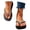 Black, variant on Women's Glittering Rhinestone Flip Flop Embellished Platform Sandals Comfort Sparkle Stylish Shoes Black 9.5