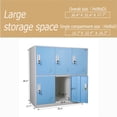 thumbnail image 3 of MECOLOR Employee and gym Storage Small Metal Storage Cabinet with Lock for bag show file and Cloth and self Belonging Storage, 3 of 5