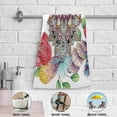 thumbnail image 6 of Coolnut Owl Soft Hand Towels, 2 PcsAbsorbent Bath Towel Decorative Fingertip Towels for Bathroom Gym Spa Hotel Beach Swimming Pool,14.4"x 28.3", 6 of 6