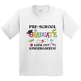 thumbnail image 3 of Inktastic Pre-school Graduate Look Out, Kindergarten Youth T-Shirt, 3 of 5