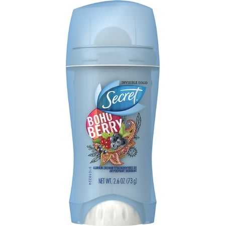 4 Pack - Secret Anti-Perspirant Deodorant Invisible Solid, Boho Berry 2.60 oz