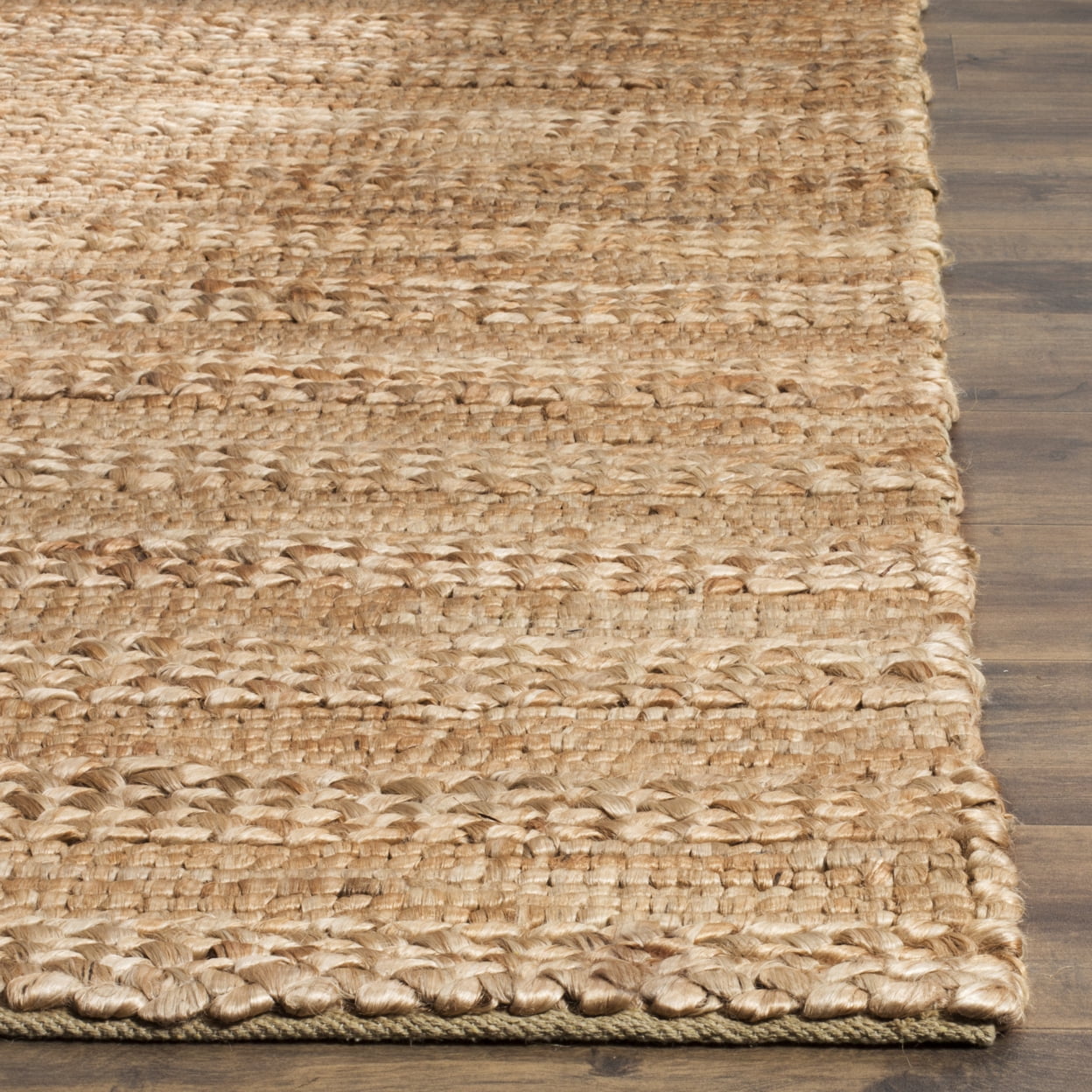 SAFAVIEH Natural Fiber Henrika Braided Area Rug, Natural, 4' x 4' Round