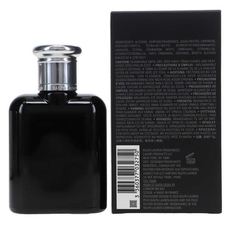 Edt 125ml Polo Black After Shave Gel Ralph Lauren Polo Black Eau