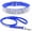 Dark Blue, variant on Cute Dazzling Sparkling Elegant Fancy Soft Suede Leather Bling Rhinestone Crystal Jeweled Pet Cat Dog Puppy Collar Dog Leash Combo Set
