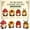 gnome, variant on Halloween DIY 3D Animal Bead Embroidery Kit, 4pcs Bird Beading Crafts with Instructions, Cute Bead Art Handmade Bird Gift for Beginners & Craft Enthusiasts