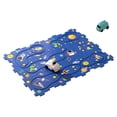 thumbnail image 1 of Pista de rompecabezas para niños, juego de Paly, bloques de construcción de pista, juguete Montessori, carril, juguetes de construcción de automóviles , Rompecabezas del espacio 12, 1 of 8